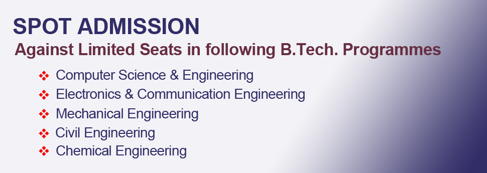 Spot Admission in Jaypee University of Engineering and Technology, Guna